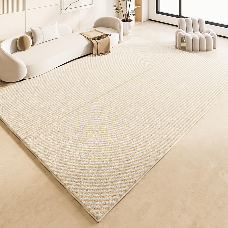 Minimalist Line Living Room Decoration Plush Carpet French Style Rugs for Bedroom Home Washable Lounge Rug Fluffy Soft Floor Mat