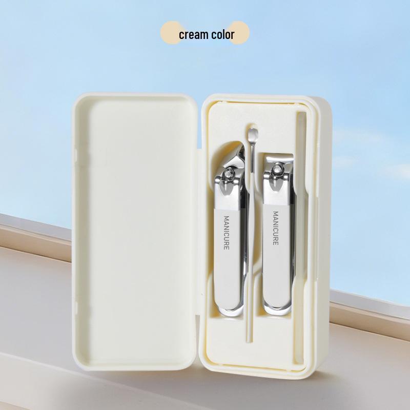 Portable Anti-Splash Nail Clipper & Manicure Set
