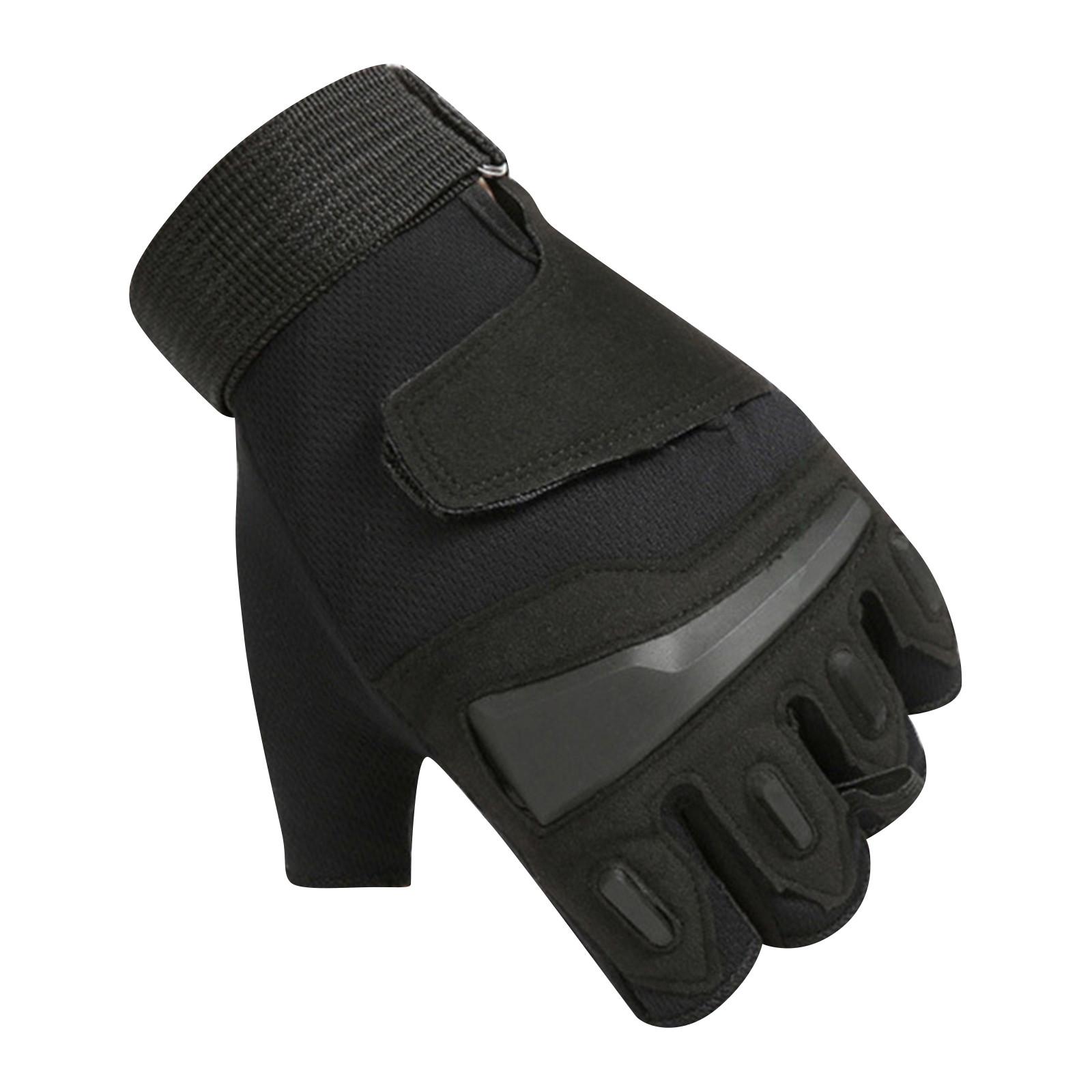 

Перчатки с полупальцами для мужчин и женщин, дышащие, для тренировок на открытом воздухе, для спортивной езды на велосипеде, для мотоциклистов, тонкие перчатки XL чёрный