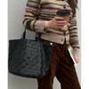 Hand-woven First Layer Sheepskin Niche Shoulder Bag Large Capacity Vegetable Basket Tote Bag Shopping Bag High-end Women's Bag