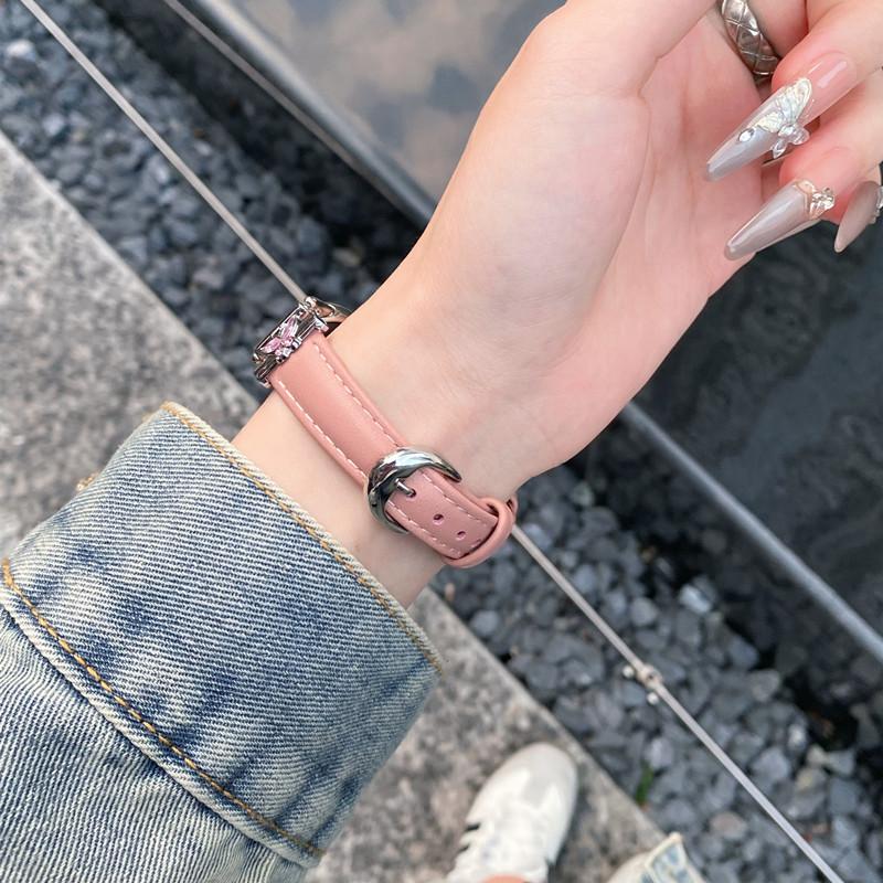 Luksusowy skórzany pasek do paska Xiaomi Mi Band 9 Wymiana paska wielokolorowego do paska Xiaomi Mi Band 8 Bransoleta Correa