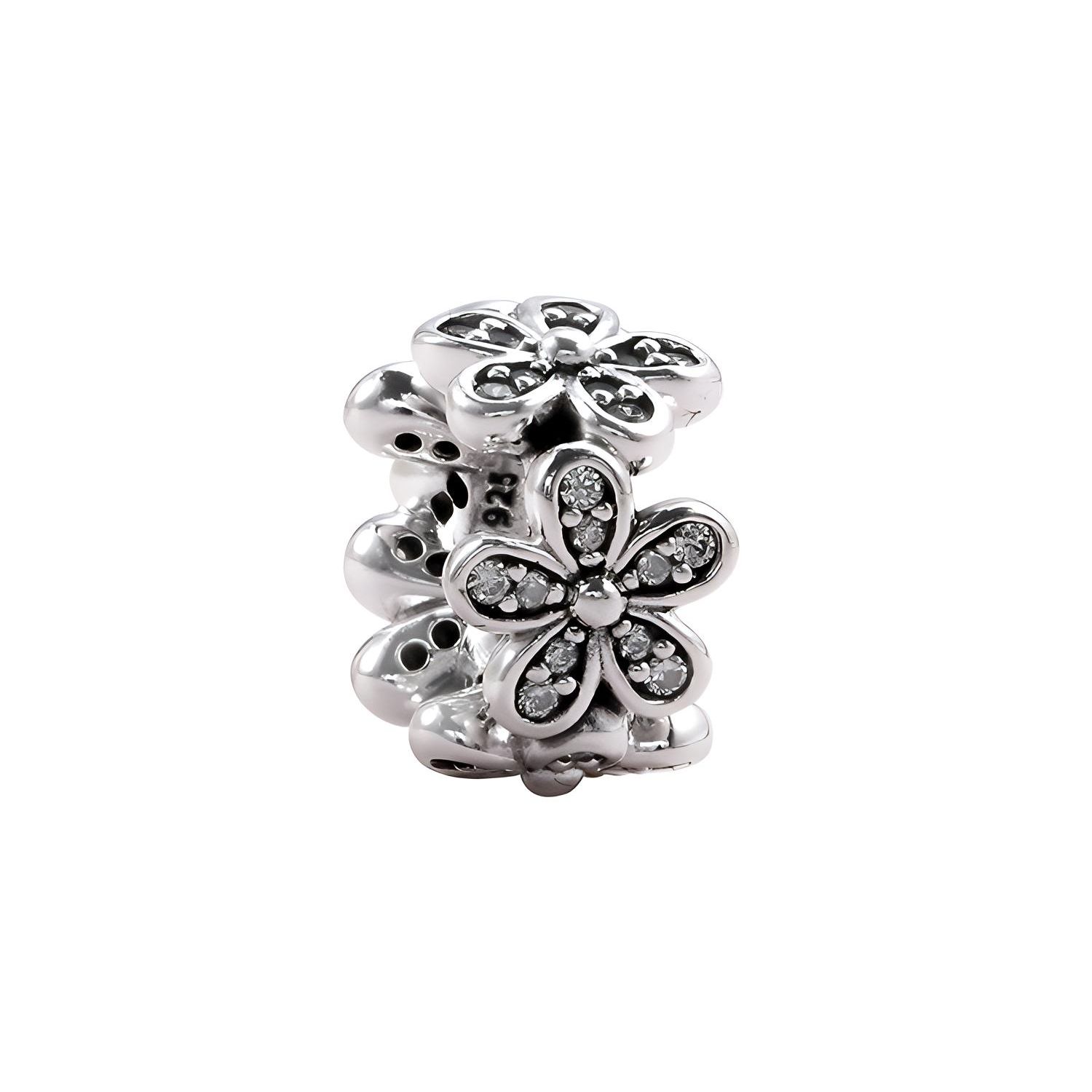 Pandora Fashion 925 Silver Jewelry Accessories Women Jewelry 792053CZ Silver White,F