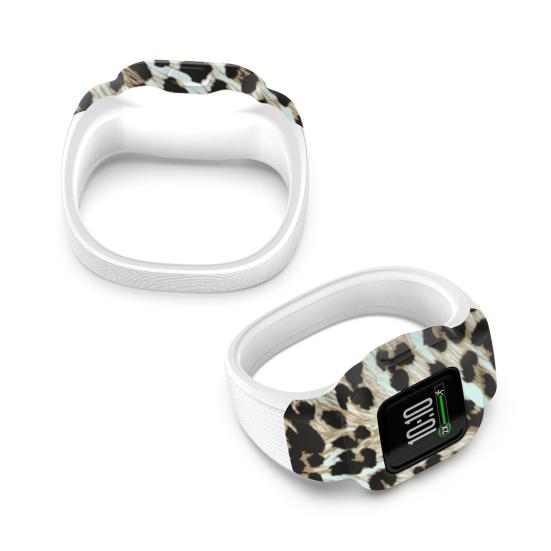 Watch Band Waterproof Soft Silicone Printing Wrist Strap Replacement for Garmin Fit JR3/Vivofit Jr.3