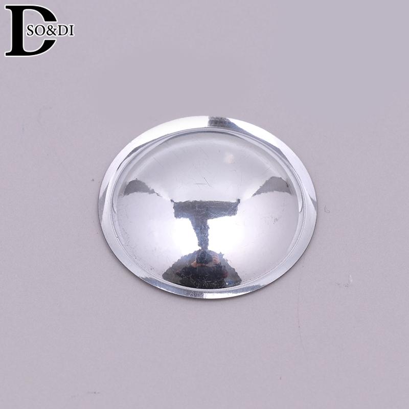 2Pcs Speaker Dust Cap Woofer Loudspeaker Dust Cover Bright-Silver 20mm 30mm 40mm 50mm Repair Audio Speaker Accessories DIY