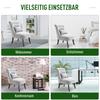 Armchair Living Room Relaxing Chair Lounge Chair Resting Chair with Back Cushion, Wooden Legs, Reading Chair with Linen Look