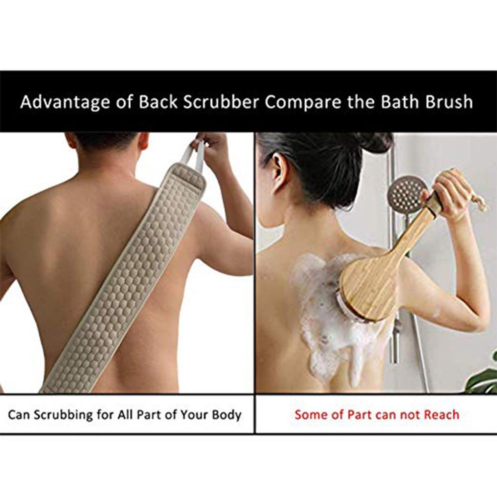 Exfoliating Back Scrubber Deep Clean Body Cleaner Convenient Bath Scrubber  Body Care