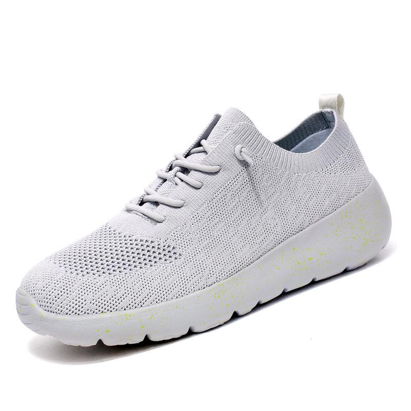Sommer neue fly-gewebte atmungsaktive Sport-Freizeitschuhe leichte weich besohlte Reiseschuhe Paar Socken Schuhe Herren- und Damenschuhe