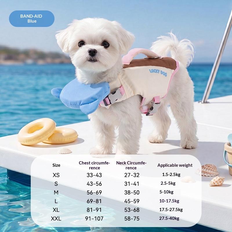 Summer Dog Life Jacket Buoyancy Suit Pet Supplies Golden Retriever Large Dog Swimming Life Jacket