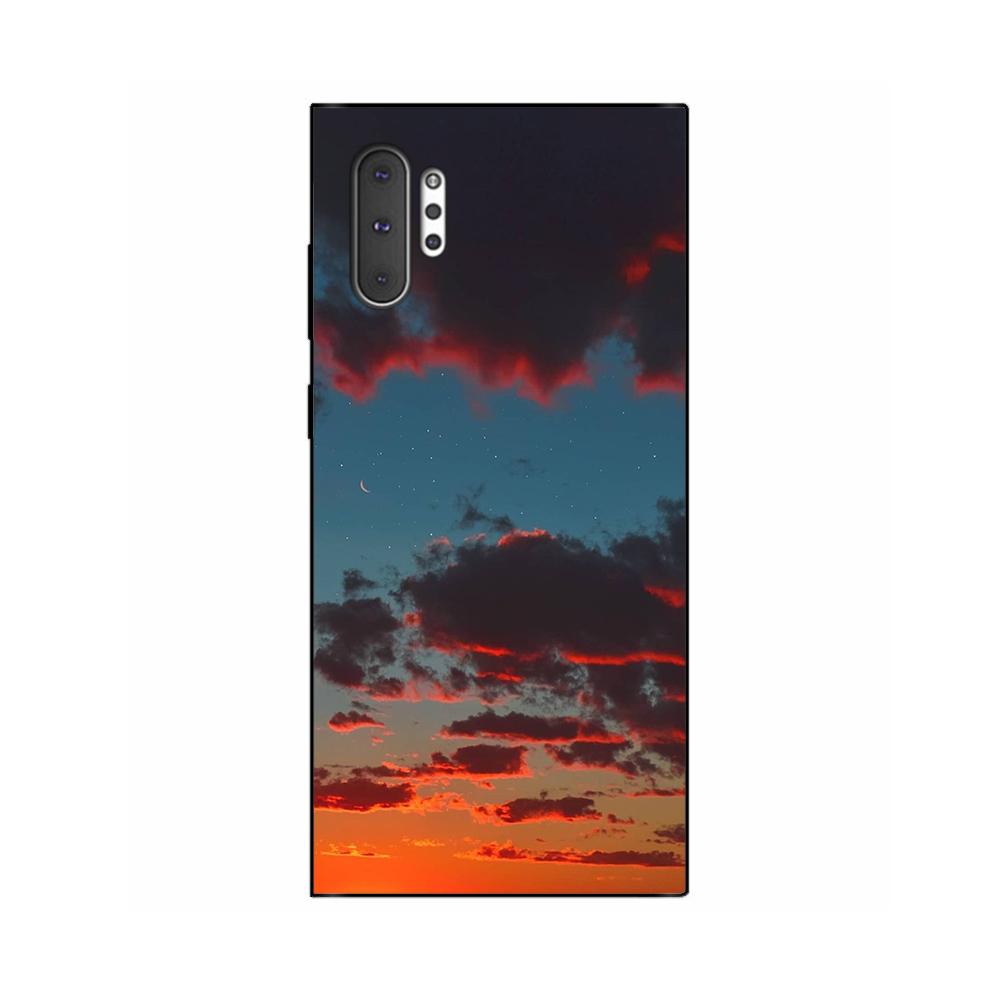 For Samsung Galaxy Note 10 Plus Case Color Painted Soft Liquid Silicone Camera Protection Phone Cover For Samsung Galaxy Note 10