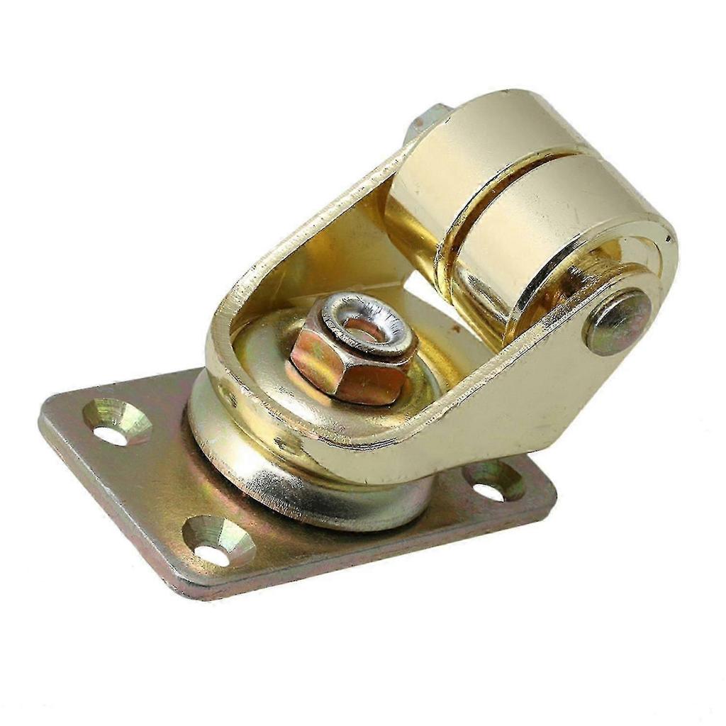 Universal Upright Piano Caster Wheels for Iron Golden 5.4cm Height - Durable Replacement Set WS5606
