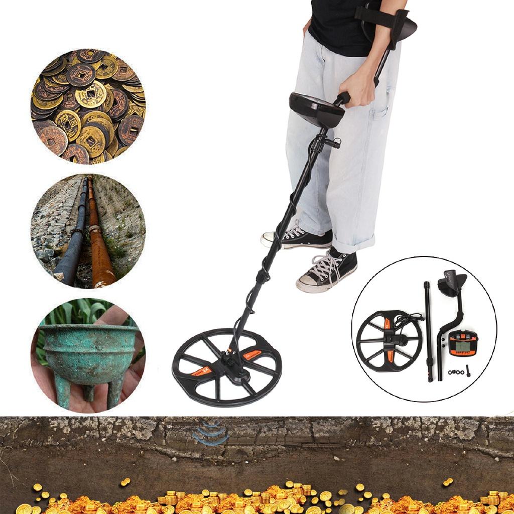 9V Professional Underground Metal Detector Gold Detectors LCD Display Sound Mode Treasure Hunter Tracker Finder