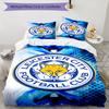 City Football Club Printed Pattern Duvet Cover Set – includes 1 duvet cover and 2 matching pillowcases Bedroom decor Christmas gifts