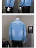 Men's Winter Thickened Velvet Denim Jacket, Korean Style, Versatile, Loose Fit, Warm Workwear, Trendy Large Size.
