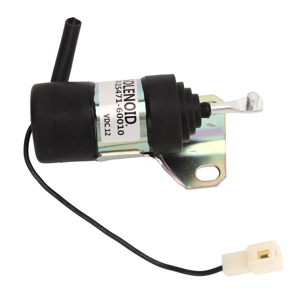 Fuel Shutoff Solenoid 129953 77811 Replacement for KUBOTA Models KJ S150V USA B1250HSD
