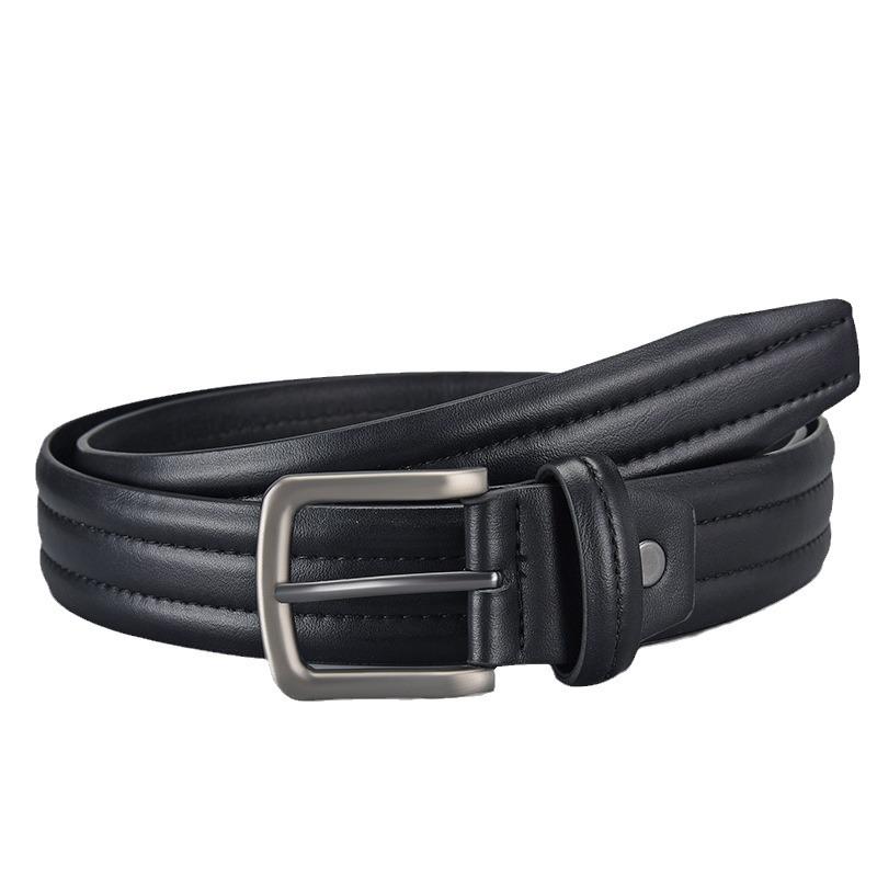 Belt Men'S Business Casual Men'S Belt Alloy Pin Buckle Premium Belt Men'S Belt Tide