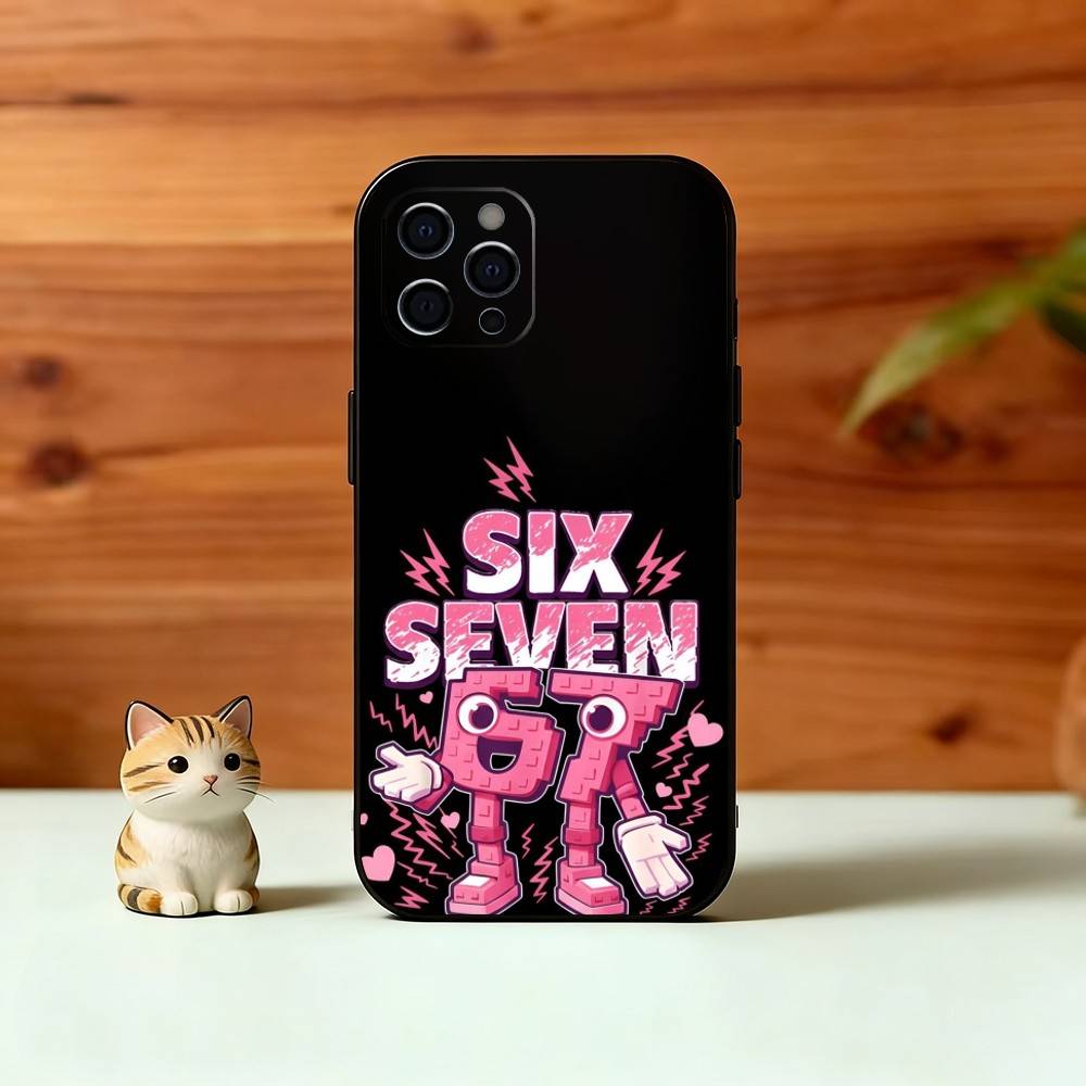 

S-Six S-Seven 67 SS Phone Case Silicone Soft For IPhone 17 16 15 14 13 12 11 X XR Plus Pro Max Plus iPhone16plus