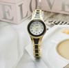 Versatile Ladies' Quartz Watch - Round Dial with Steel Bracelet, Ideal for Students and Parties, Silent Movement.
