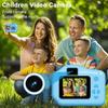 Dětská tisková kamera Pixel Digital Toy SLR kompatibilní s HD se dvěma fotoaparáty Fotoaparát s LCD obrazovkou v režimu Selfie pro chlapce a dívky