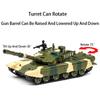 1:32 Scale Ztz-99 Alloy Diecast Model Tanks Sound Light Pull Back Rubber Track High Simulation Military Vehicles For Boys Gifts