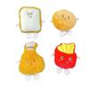 Cute Cartoon Accessories: Hamburger, French Fries, Chicken Legs, Bread Dolls, School Bags, Fun Pendants, Scarves, Gloves