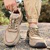 Genuine Leather Men Shoes Sneakers Outdoor Shoes Men Flats Comfortable Men Walking Hiking Shoes