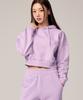 Xexymix Warm Cotton Crop Hoodie Orchid Lavender