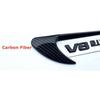 2x Black Carbon Fiber Vent Fender Trim Boomerang Sticker Emblem Fit For Benz AMG