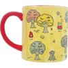 Sanrio Melody Red Mushroom House My Melody Red and 11 X 8 X 9 250 SAN4793 "My Outing" Mug, Cup, Goods, Tableware, White, Approx. Cm, Ml,