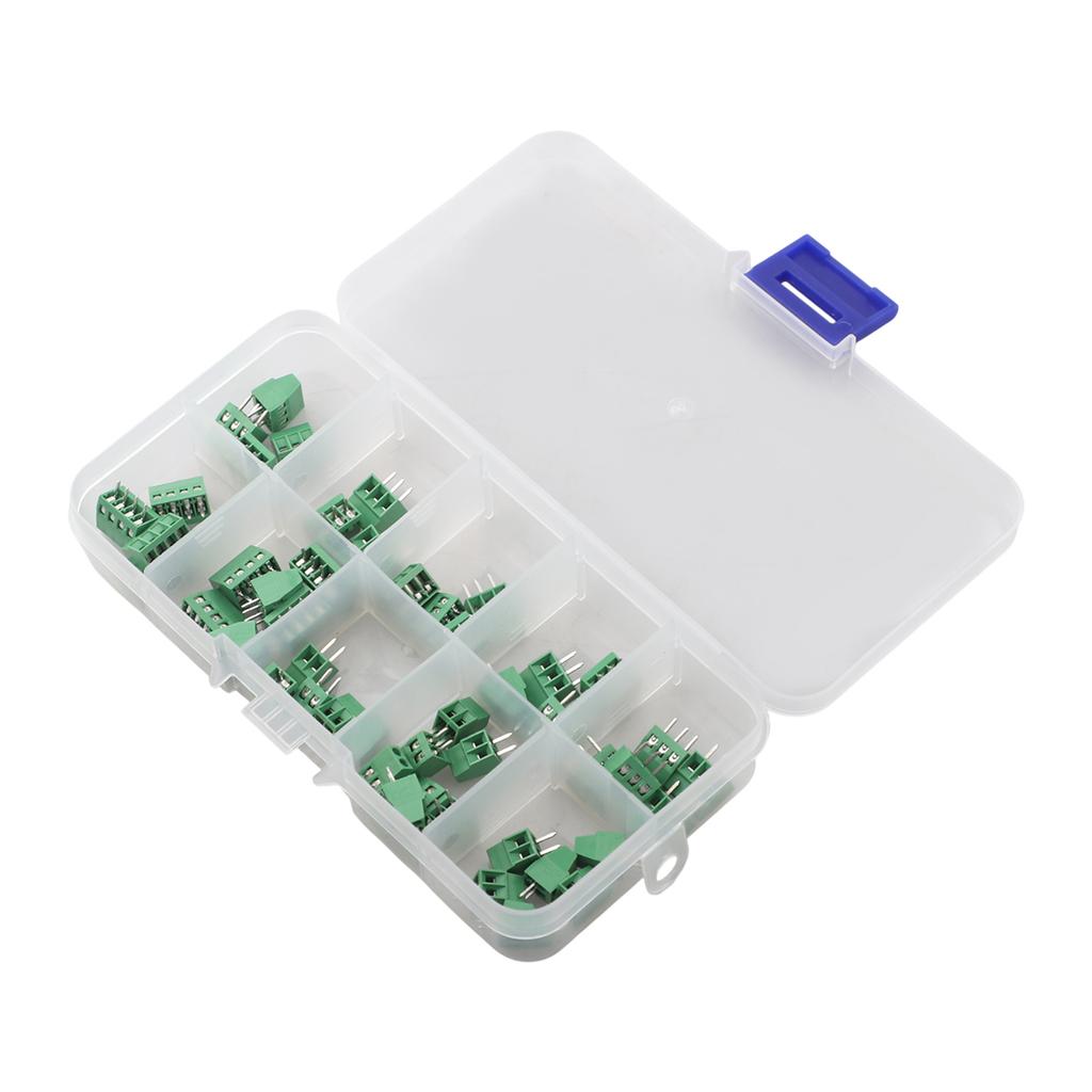 Screw Terminal KF128 Terminal Block Pitch 2.54 Mm Nominal Voltage Pin No. Plastic Product Type Quantity 125V 50pcs