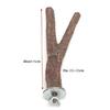Pet Standing Stick Wild Grape Wood Pole Parrot Cockatiel Parakeet Station Board Bite Claw Grinding Toy Bird Cage Accessories