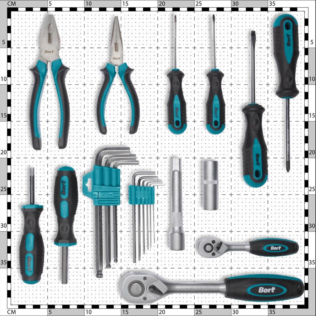 Bort BTK-86 hand tool set