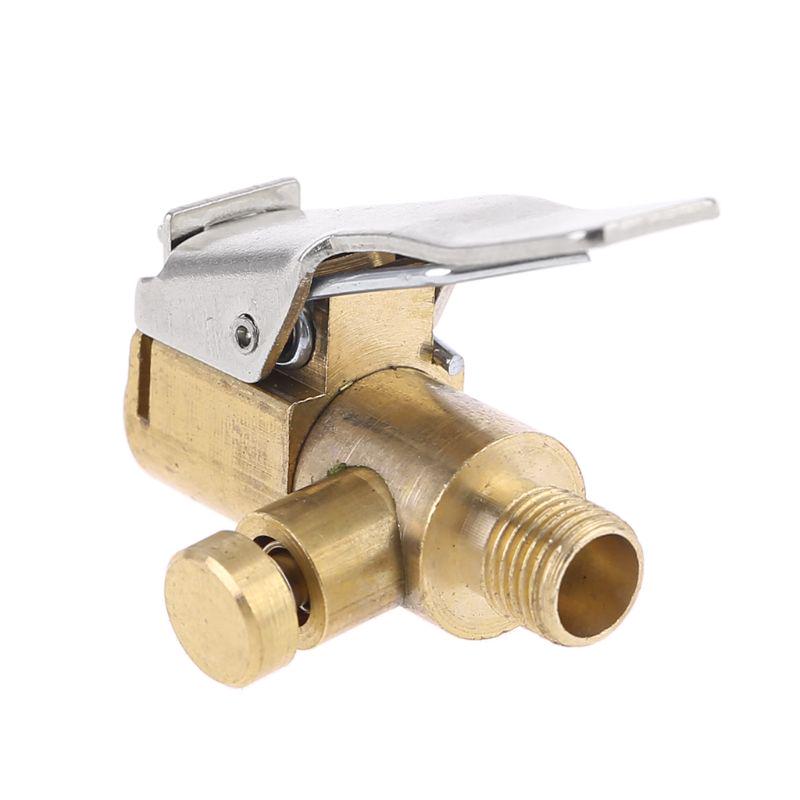 Tire Chuck with Clip Adapter Air Chuck Tire Inflator Compressor Pump- Connect Accessories for Vehicle Auto 34mm Length