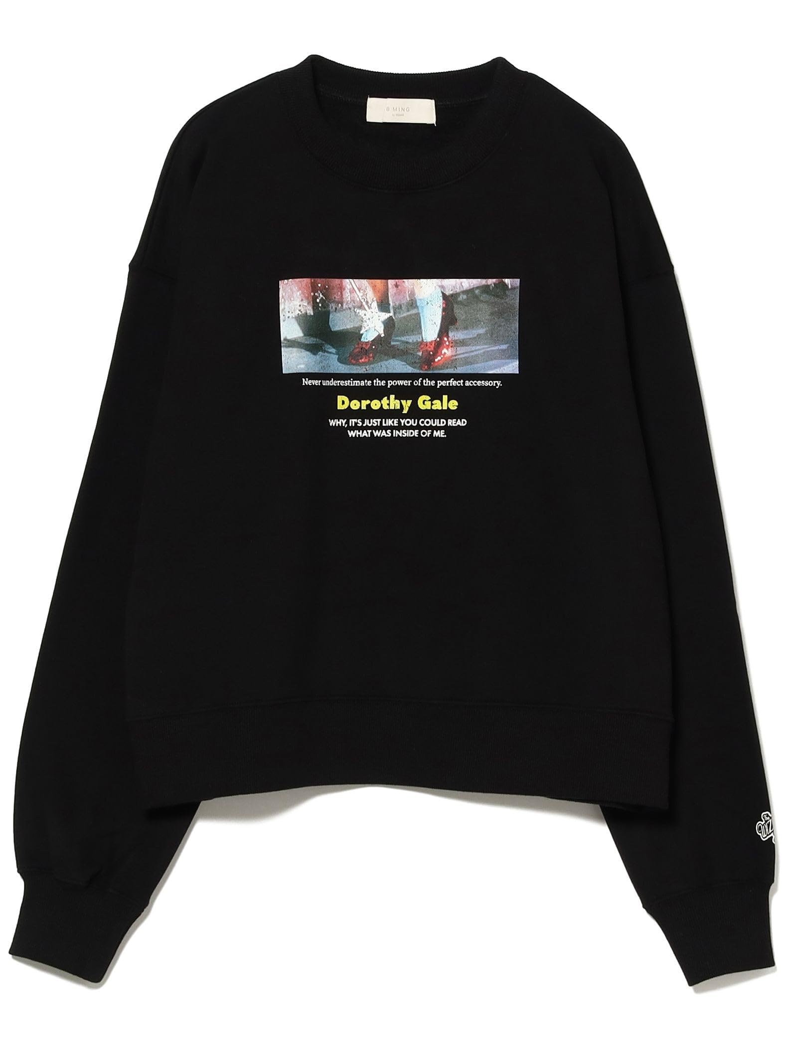 

B:MING LIFE STORE by BEAMS The Wizard of Oz Pullover Sweatshirt, Women s, Black, One Size