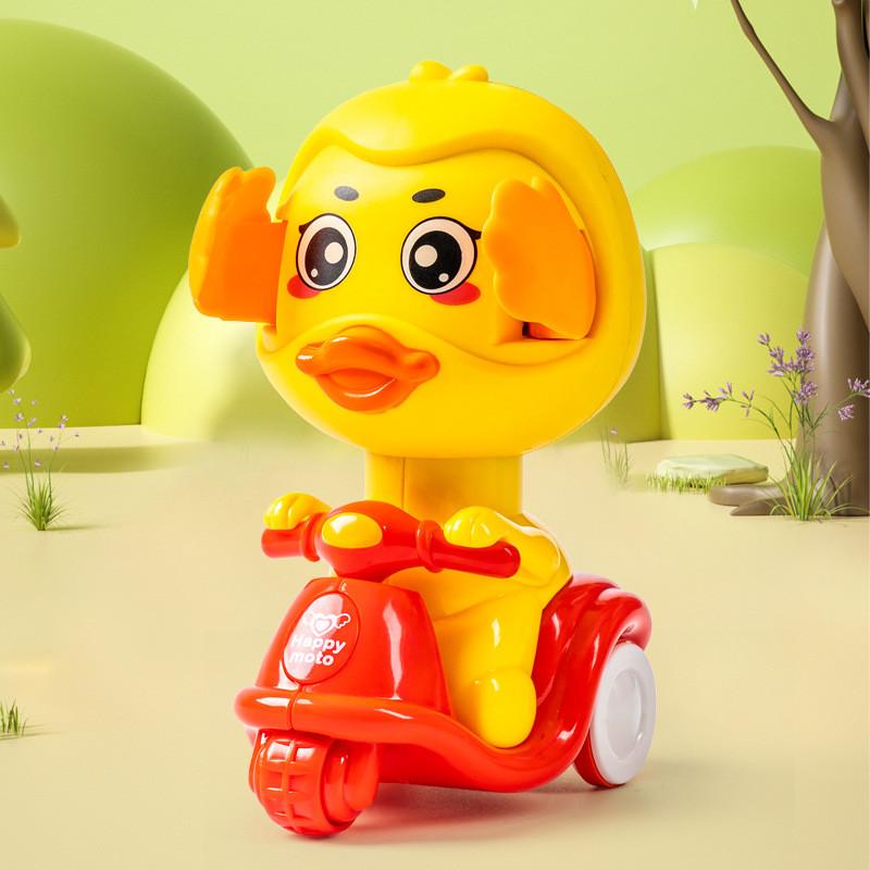 Childrens Animal Pressing Car Toy With Pullback Action For Interactive Play