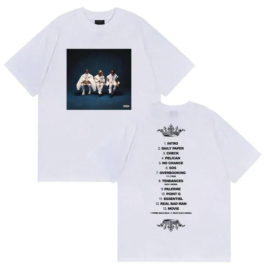 Rapper Nes Pour Briller L2B Tour 2026 Graphic T Shirts Men's Hip Hop Pop Music Short Sleeve T-shirt Cotton Tees Streetwear
