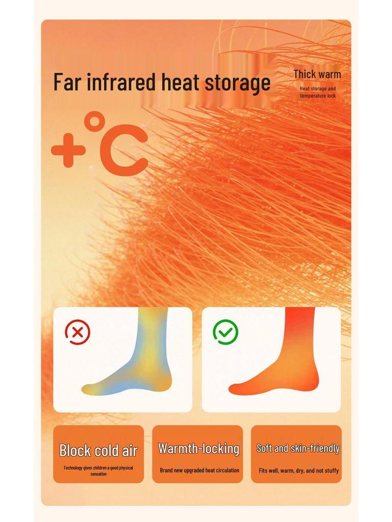 Autumn/Winter Non-Slip Thickened Floor Socks for Newborns - Warm, Soft and Comfortable.