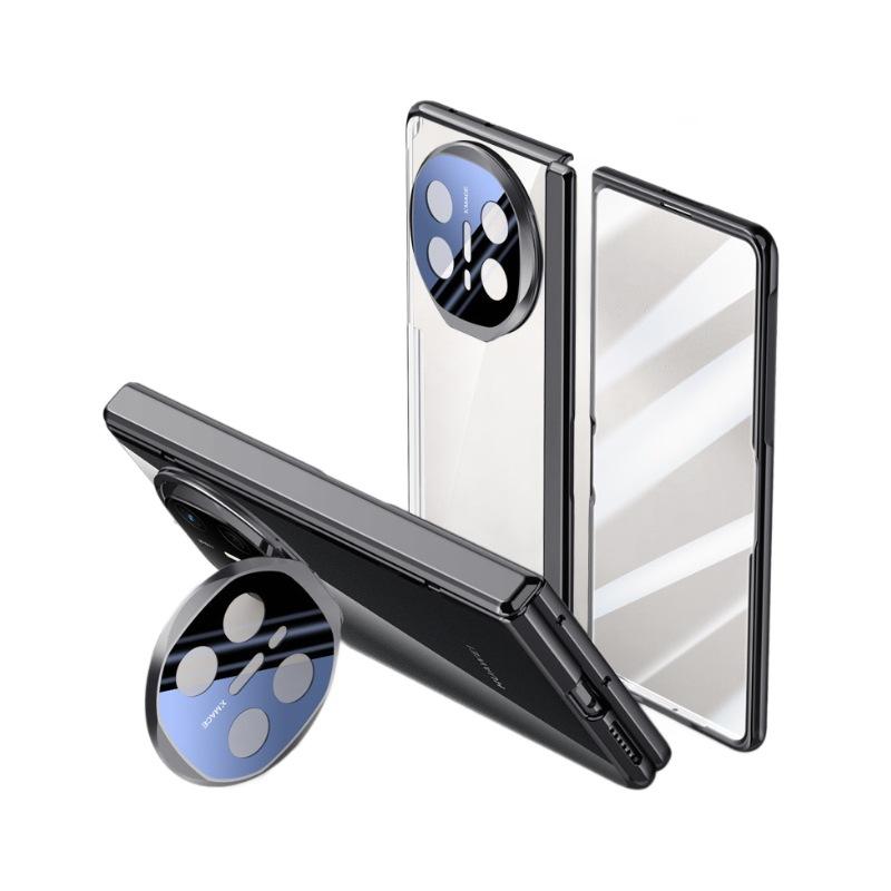 Suitable for Huawei Matex6 Mobile Phone Case Film Integrated Transparent Mtx6 Lens Bracket Spring Central Shaft Hinge Anti-fall Sleeve