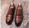 2022Newest High Quality Men Oxfords Shoes Male Formal Leather Shoes Men Brogues Shoes  Bullock Business Wedding Dress Shoes 85 Ch65