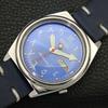 Seiko 5 AUTOMATIC 7009A JAPAN MENS VINTAGE ARABIC BLUE DIAL WATCH A702652-1 R209-a702652