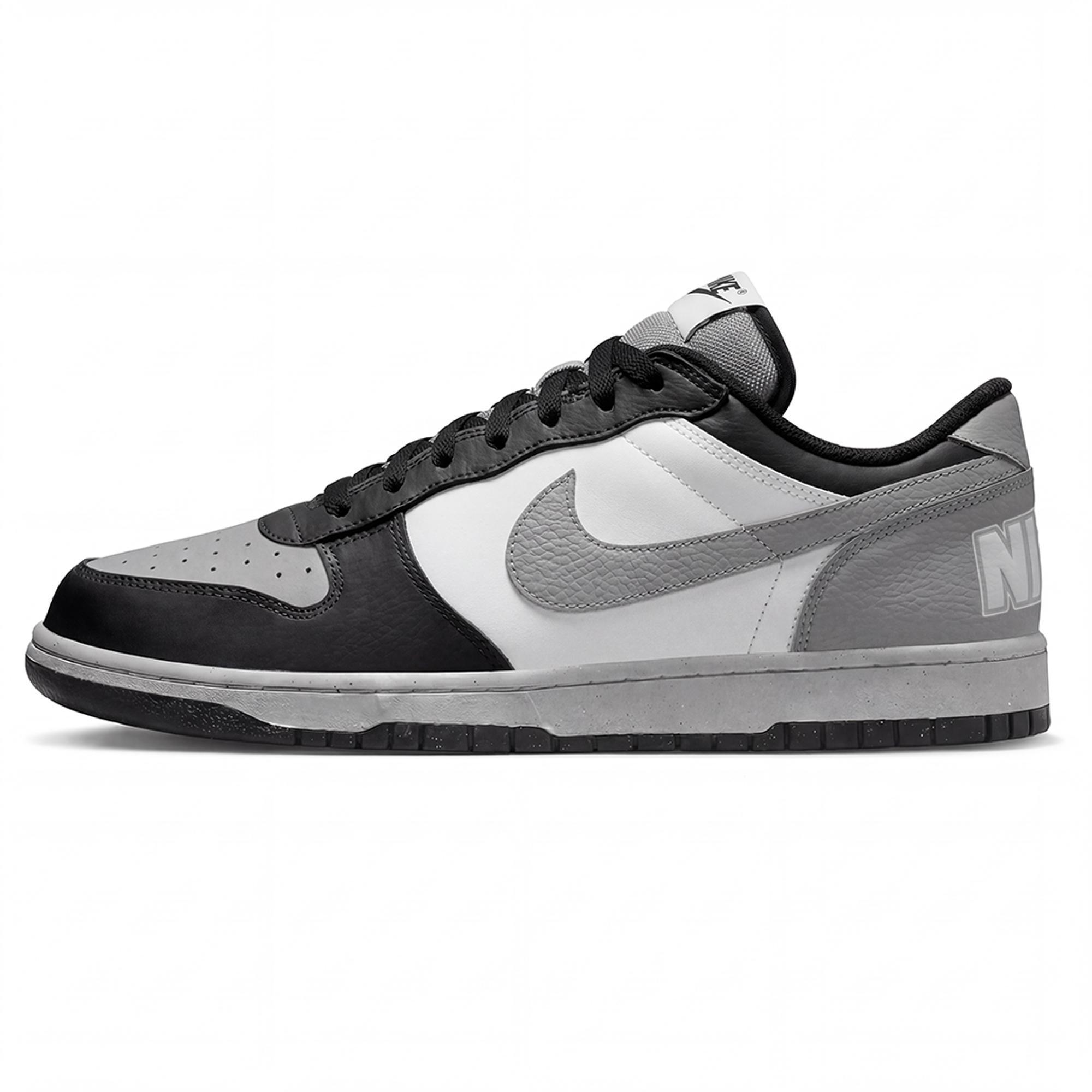 

Nike Big Mist Medium Gray Abrasion Resistant Slip Resistant Low top Skateboard Shoes Unisex Gray 355152-017(Team2070-) 44.5