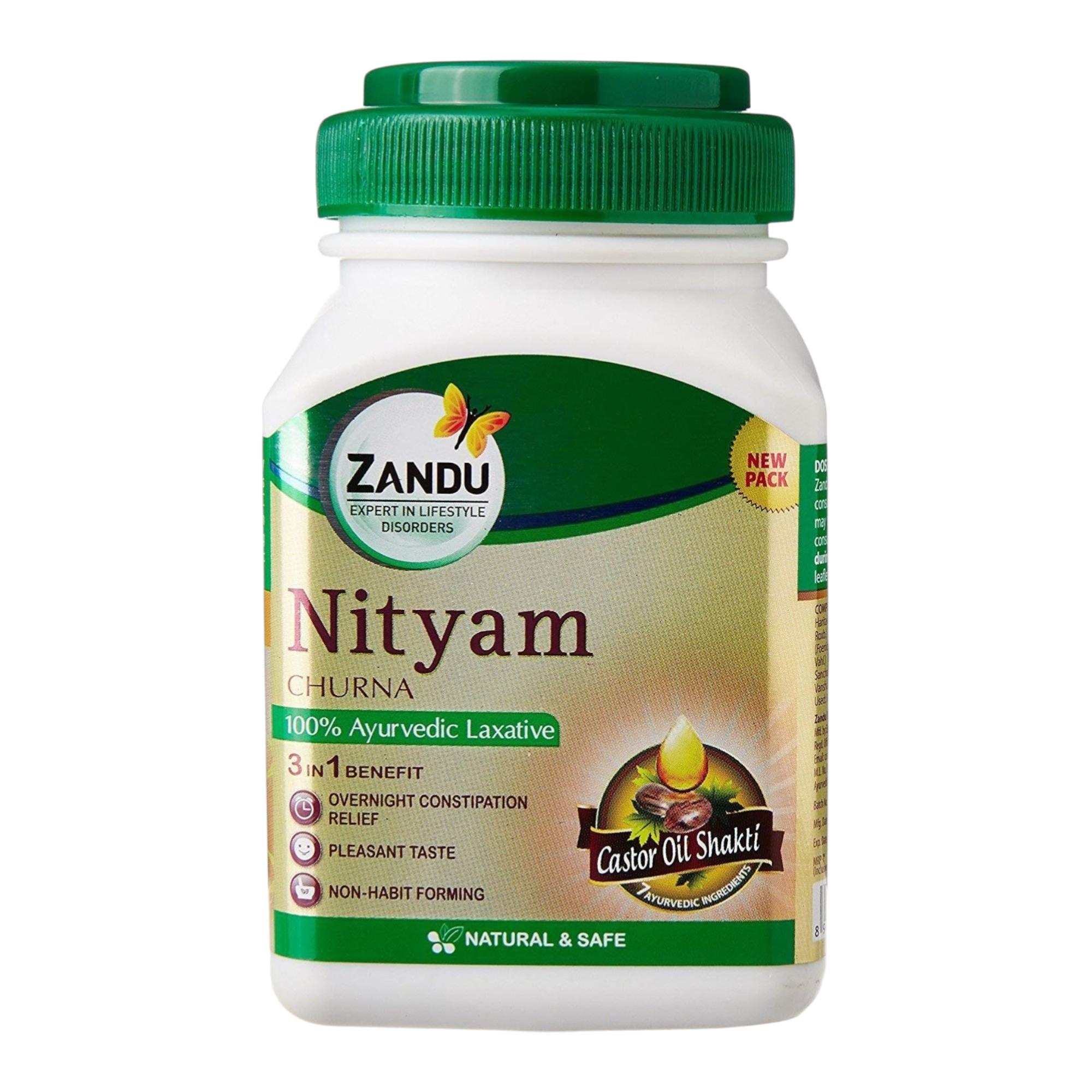 

Zandu Nityam Herbal Digestive Wellness Powder 100 g Pack Of 2 Daily Gut Balance Support For Comfortable Routine And Lifestyle Care