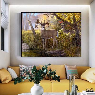 Diamond Embroidery 5D Diy Diamond Painting Animal Forest Deer Cross Stitch Home Paintings Crafts