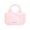 Flower Jacquard Shopper Light Pink
