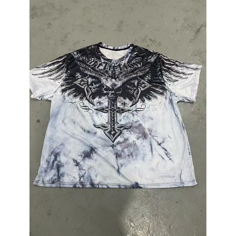 2026 Summer New Men s T-shirt - 3D Trendy Brand Pattern Printing - Fashion Street Style - Comfortable Breathable Lightweight XS