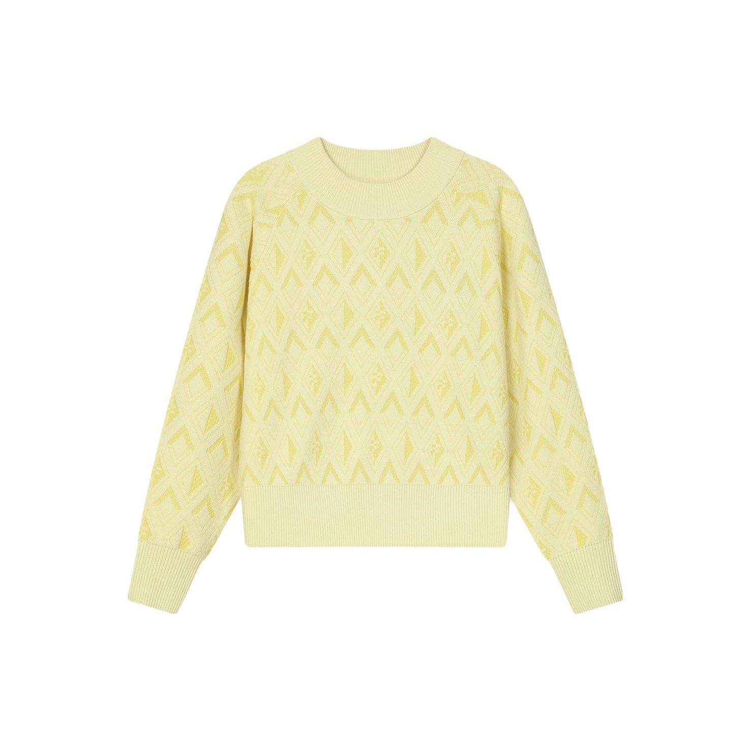 

Fila Изумрудный однотонный свитер с круглым вырезом и длинными рукавами в повседневном стиле для женщин F11W414404F-ZB XXL