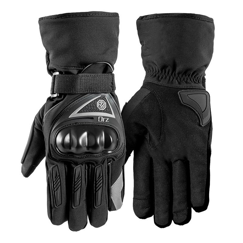 ORZ Motorcycle Gloves Windproof Waterproof Guantes Moto Men Motorbike Riding Gloves Touch Screen Moto Motocross Gloves Winter