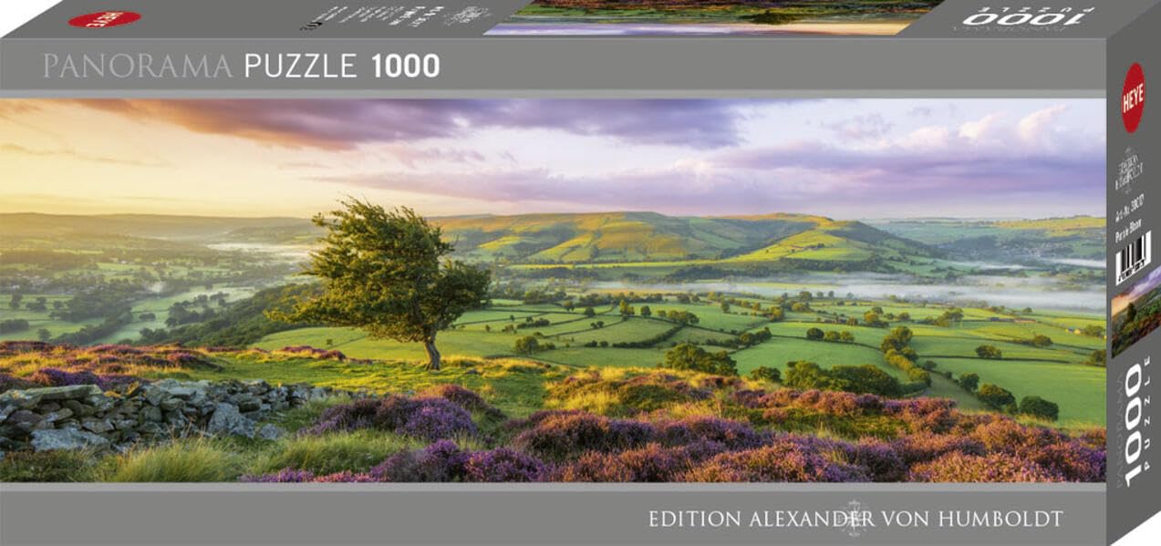 

1000-piece HEYE PUZZLE Ed. Humboldt: Purple Bloom, 32.6 x 94.5 cm, 30017