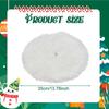 Christmas Tree Skirt Decoration Rustic Round Farmhouse Supplies Reusable Decor Xmas