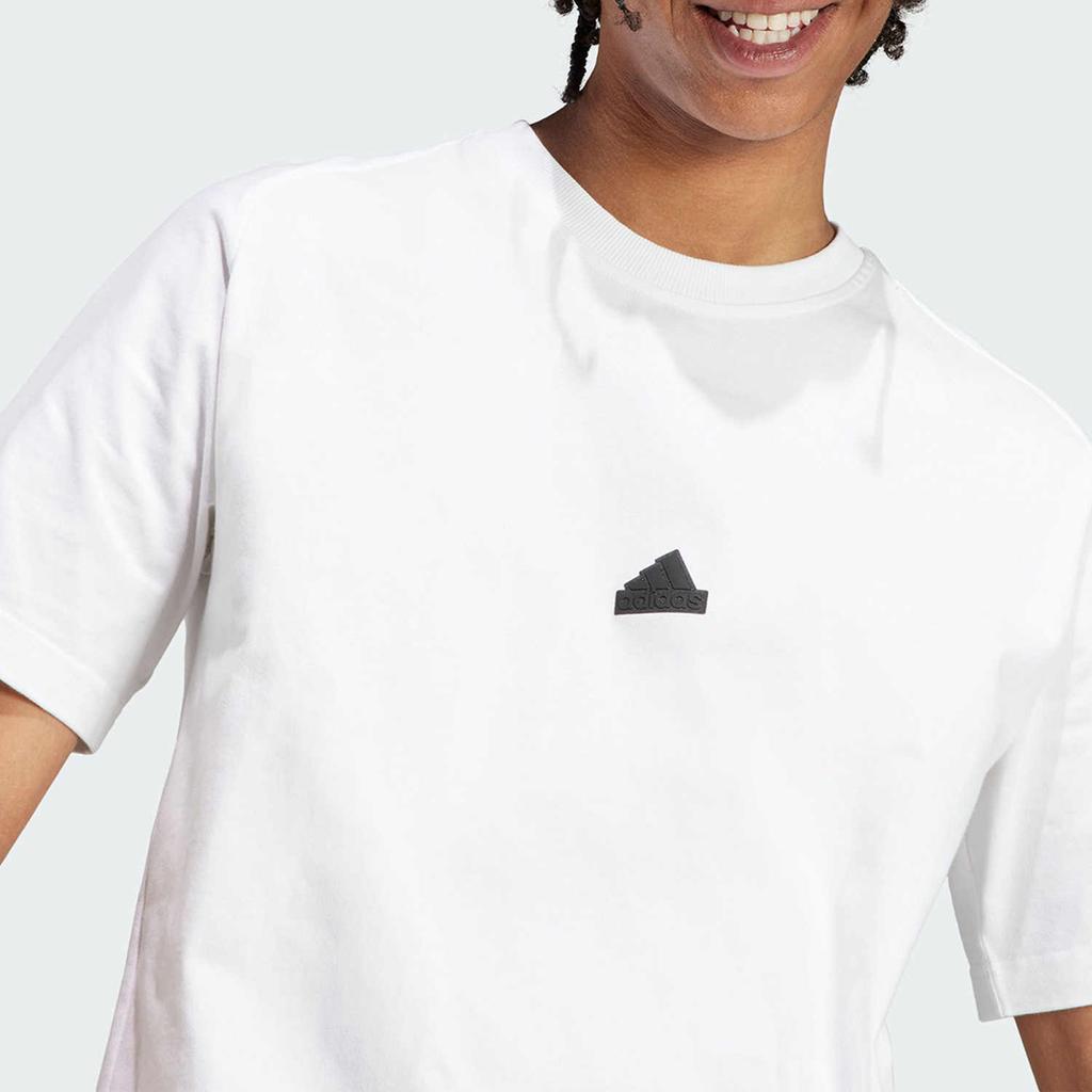 Adidas Z.N.E. Series Logo Crew Neck Short Sleeve T-Shirt Men Tops White IL9470