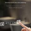 40cm x 50cm Space Aluminum Smart Mirror Cabinet with Lights & Defogging, Punch-Free Wall-Mounted for Small Bathrooms
